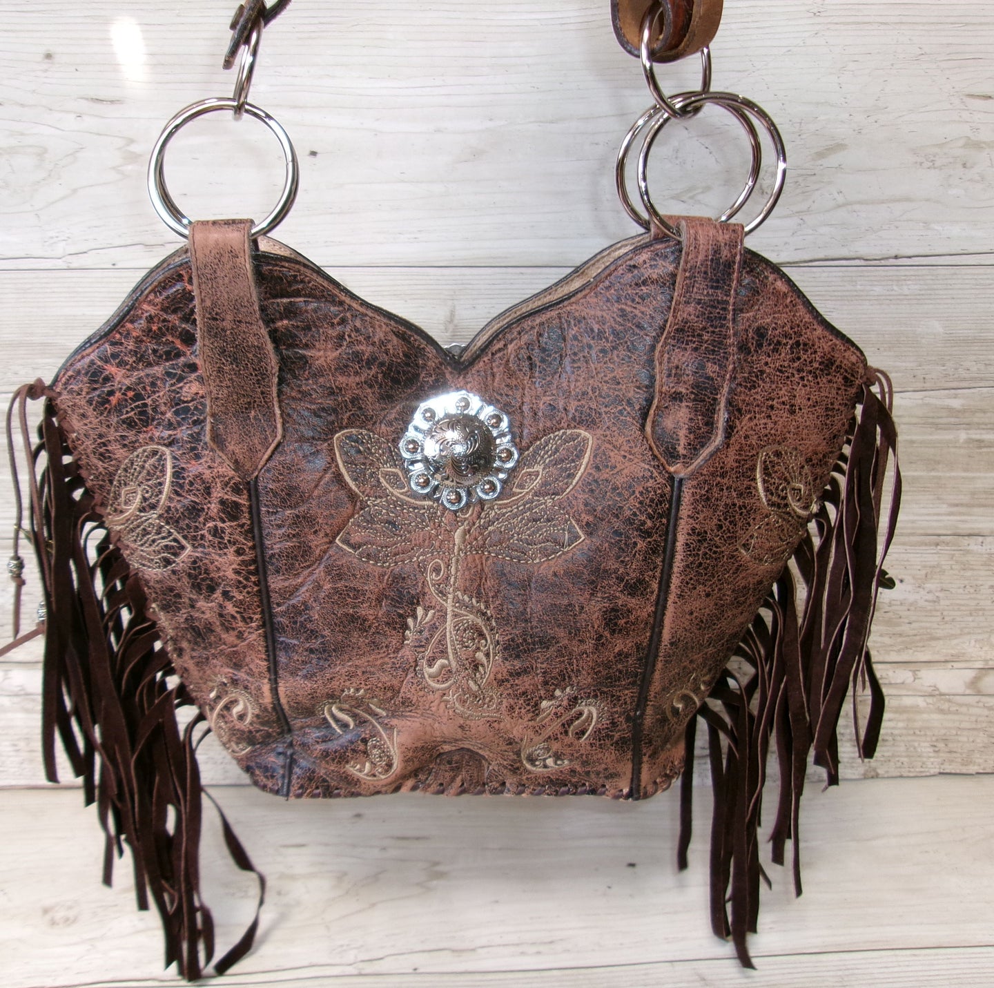 Double Cowboy Boot Purse DB355
